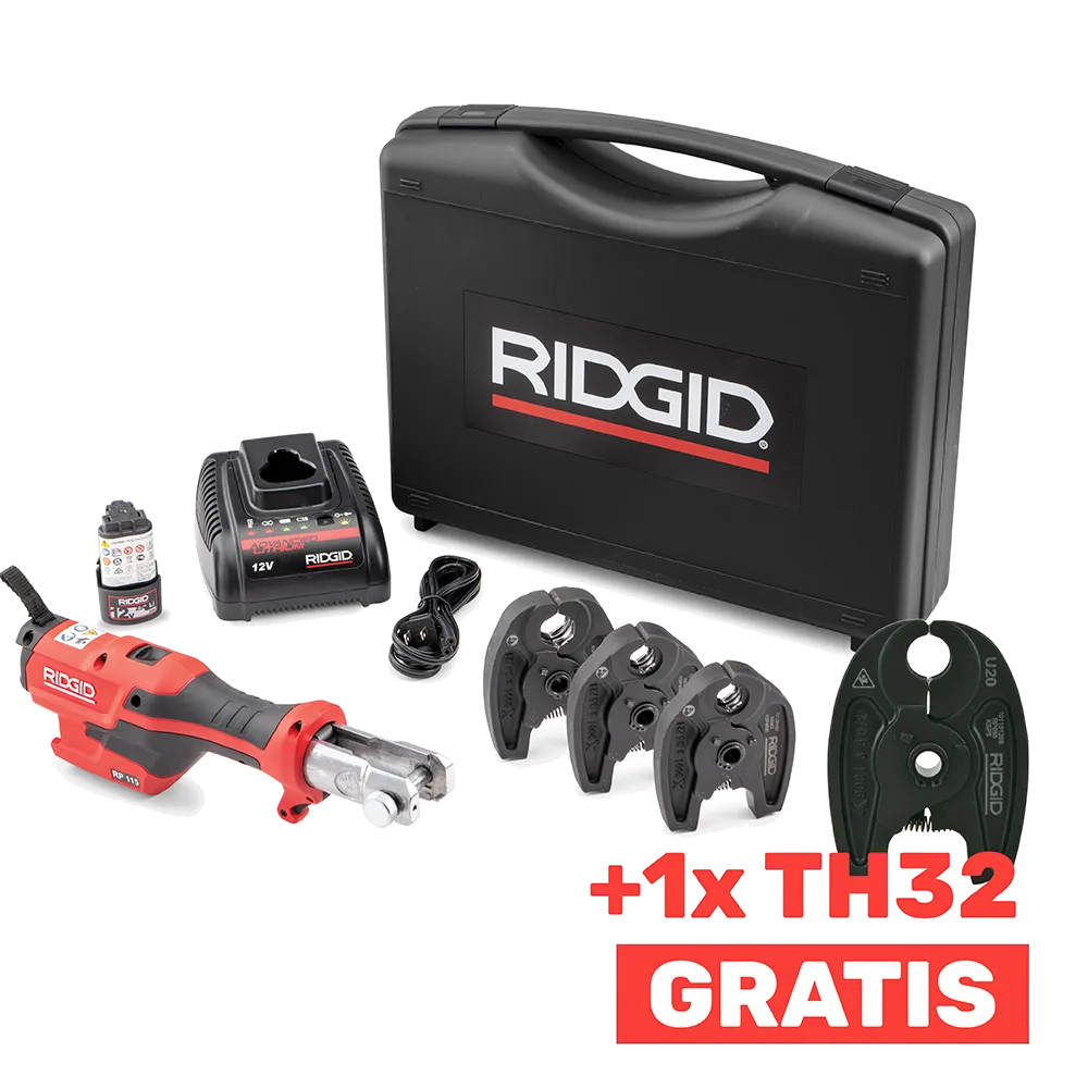 RIDGID Micro Lisovačka RP-115 so sadou